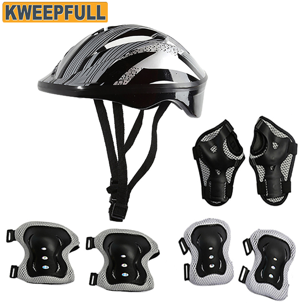 Cycling Gear For Kids - مجموعة معدات حماية خوذة الدراجة للأطفال