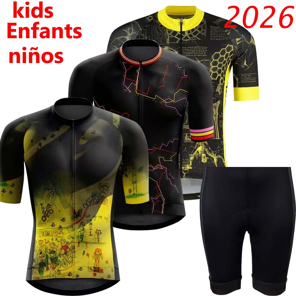 Cycling Protective Gear Kids - طقم قميص ركوب الدراجات للأطفال بتصميم