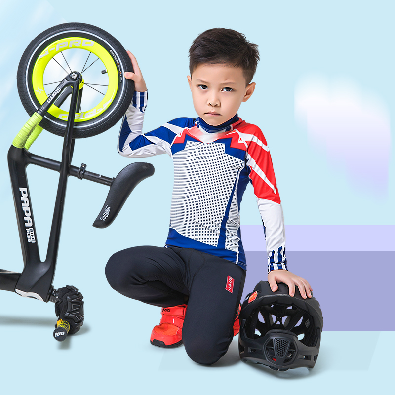 Cycling Protective Gear Kids - 2021 طقم جيرسي لركوب الدراجات للأطفال