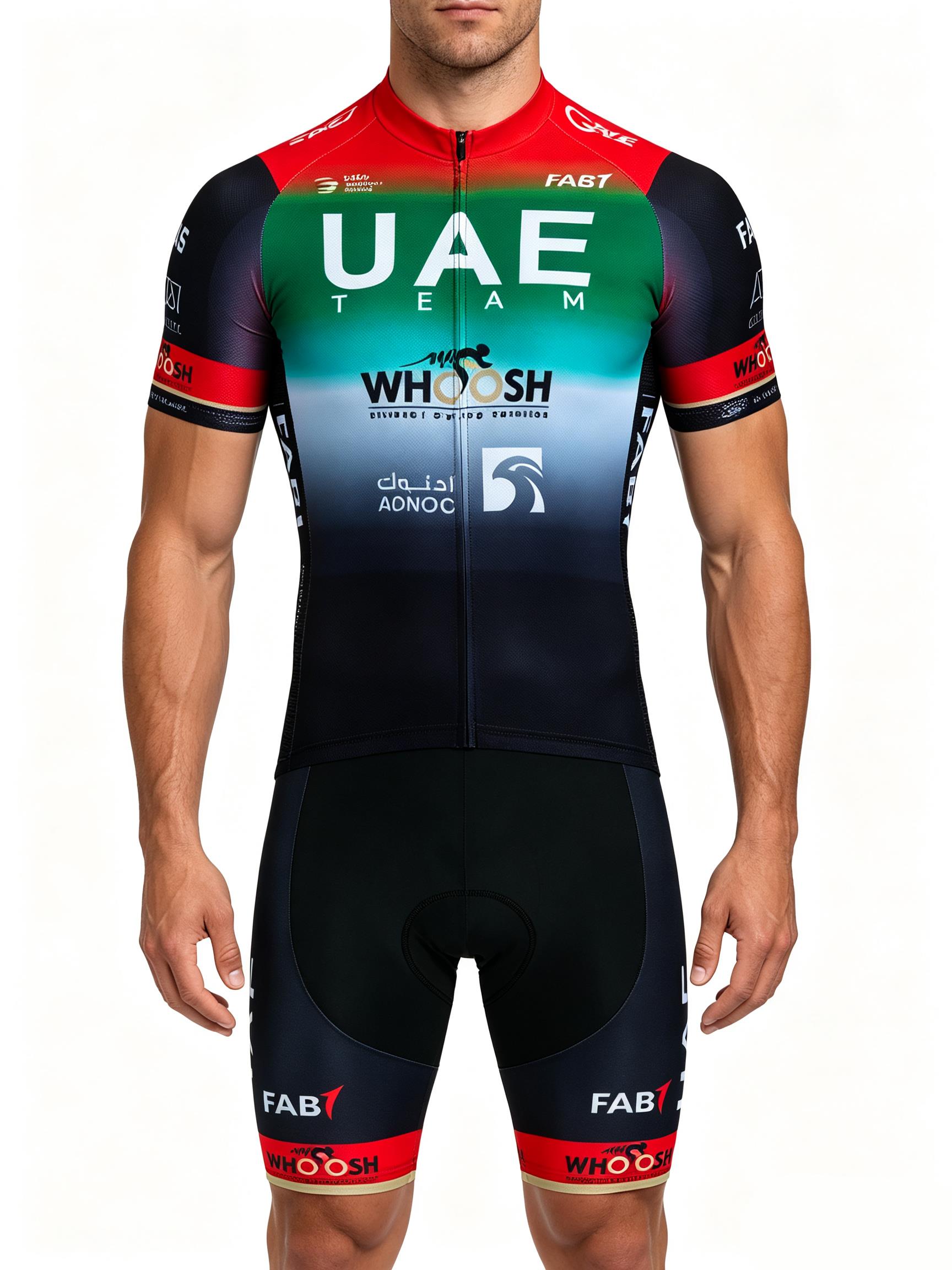 Cycling Gear Uae - طقم قميص ركوب الدراجات الإماراتي الصيفي،