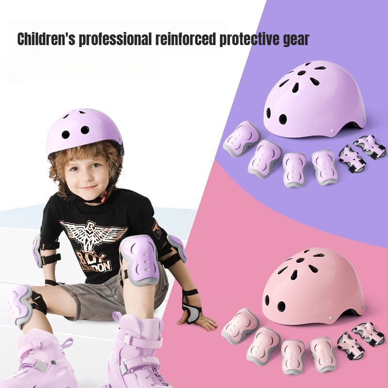 Cycling Protective Gear Kids - طقم حماية للأطفال من 3-10 سنوات