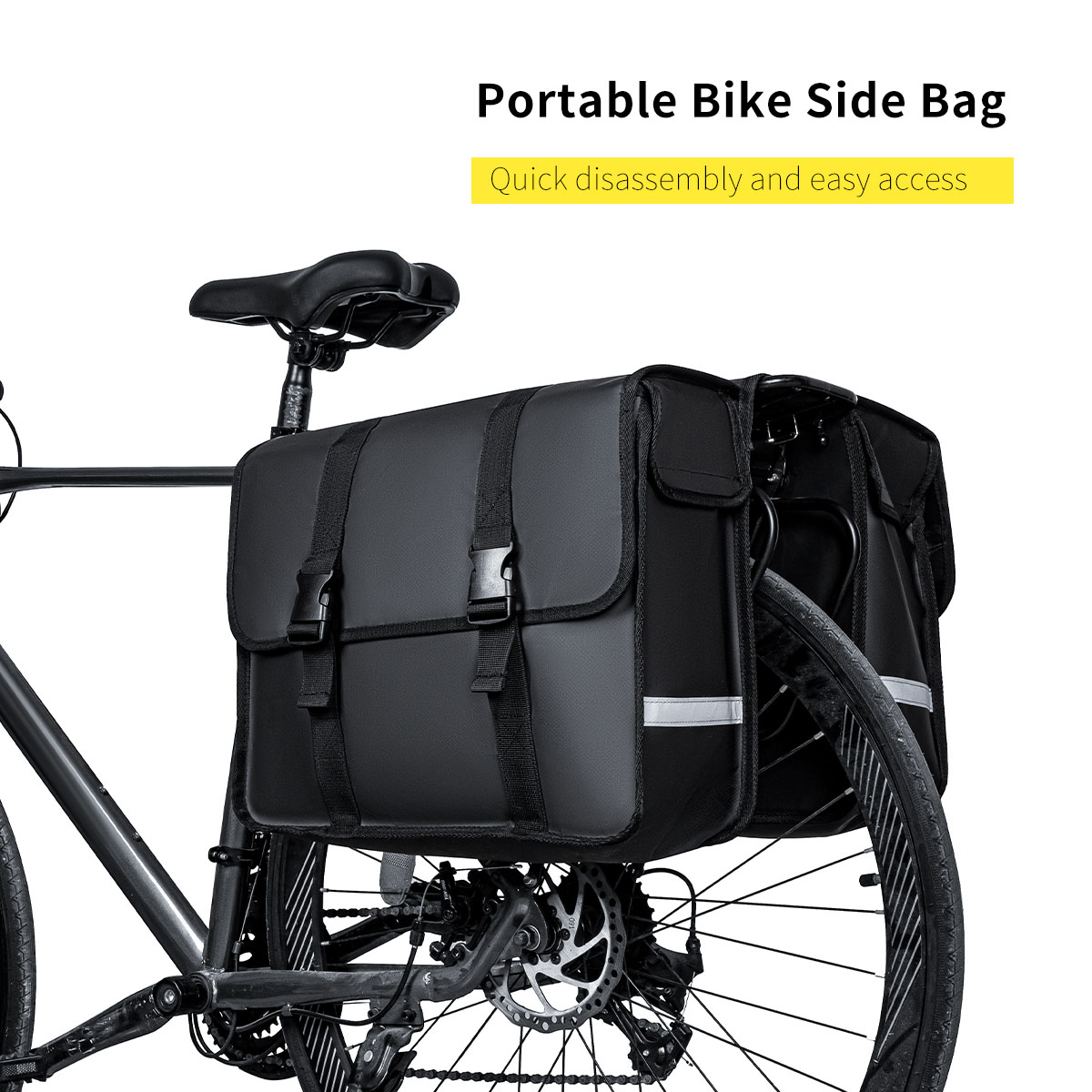 Cycling Gear Rack - حقيبة دراجة هوائية كبيرة السعة للدراجات