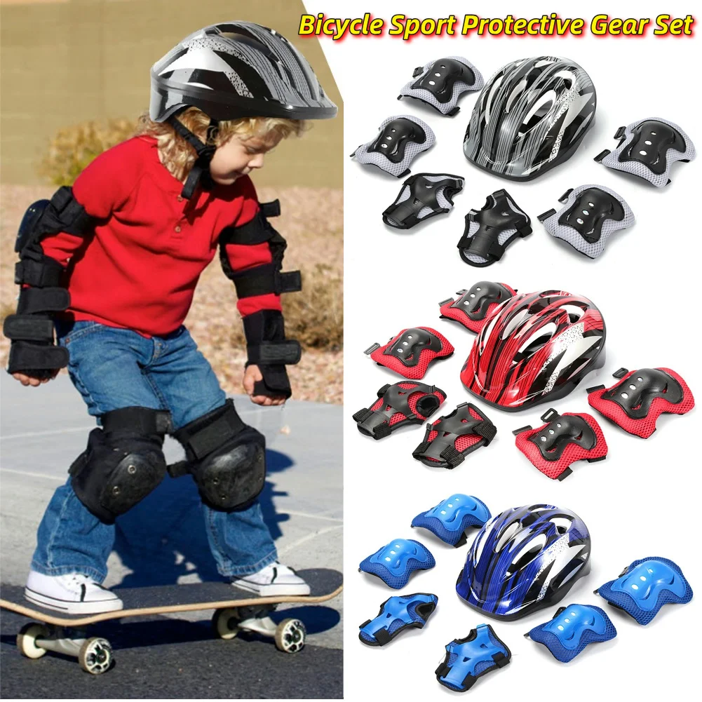 Cycling Gear For Kids - طقم حماية رياضي للدراجات مكون من