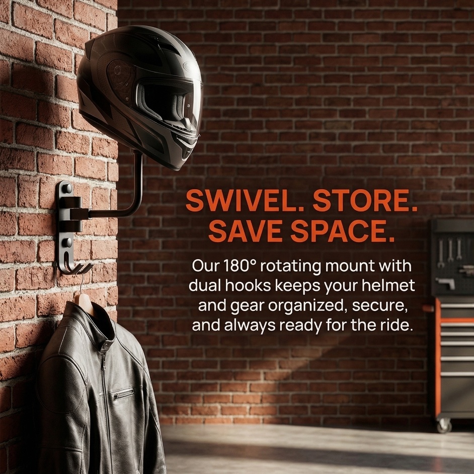 Cycling Gear Rack - حامل خوذة فاخر من سبائك الألومنيوم