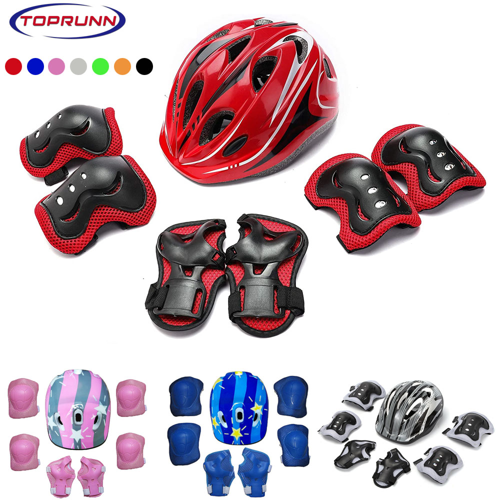 خوذة دراجة للأطفال وسادات معصم - مراجعة Cycling Gear For Kids وسعره