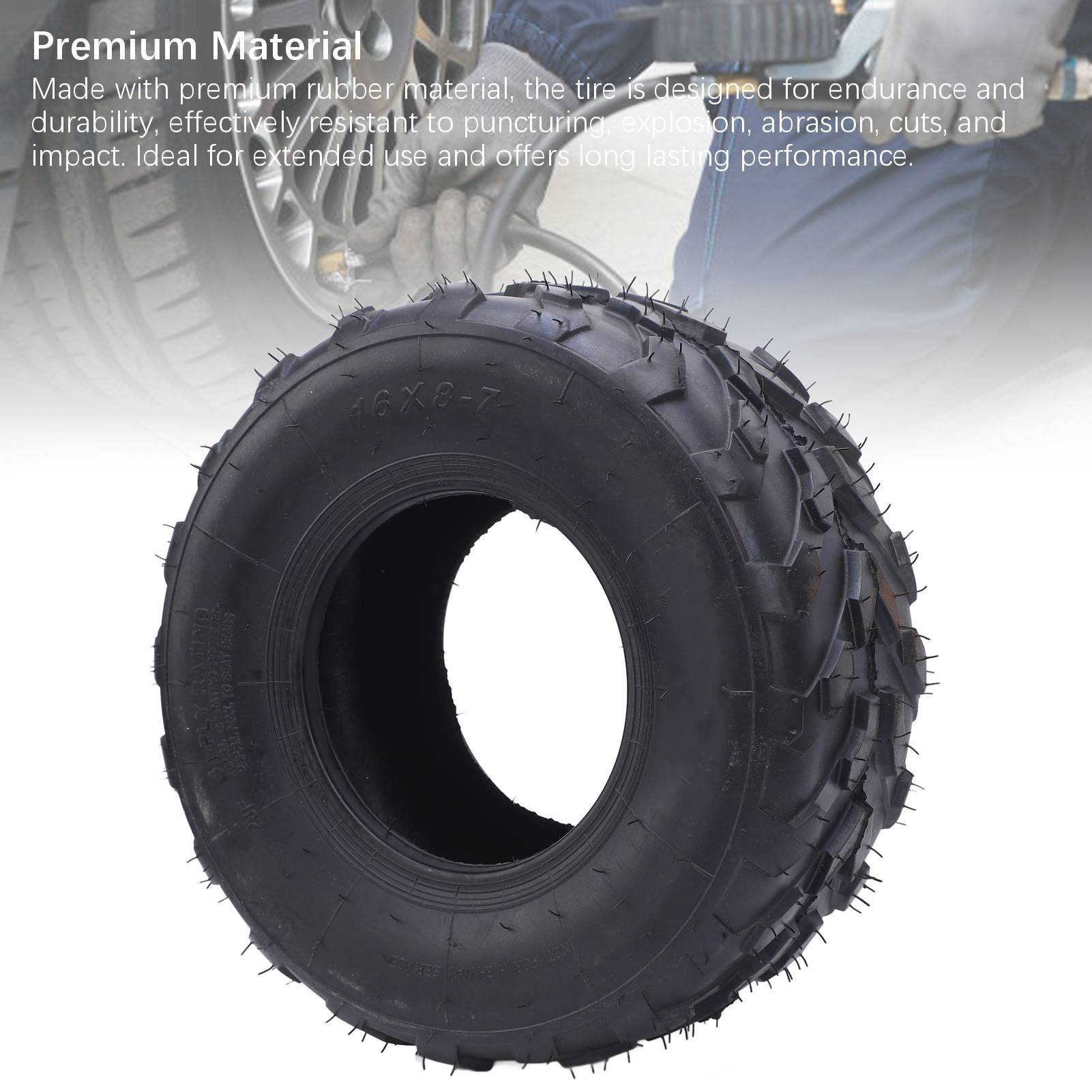 إطار ATV مقاس 16x8-7 بوصة، مطا - مراجعة Road Bike Tire وسعره
