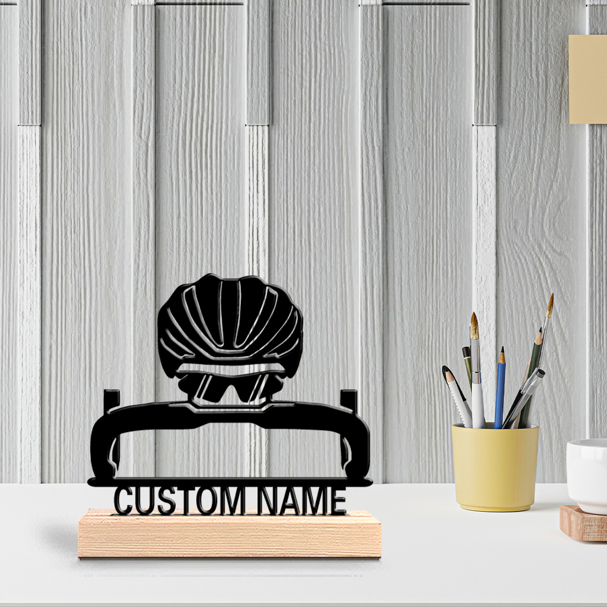 تمثال فني معدني مخصص للدراجات  - مراجعة Cycling Gear Table وسعره
