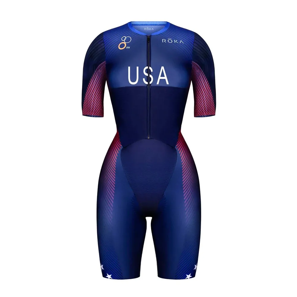 روكا-جمبسوت ترياتلون بأكمام قص - مراجعة Cycling Gear Outfit وسعره