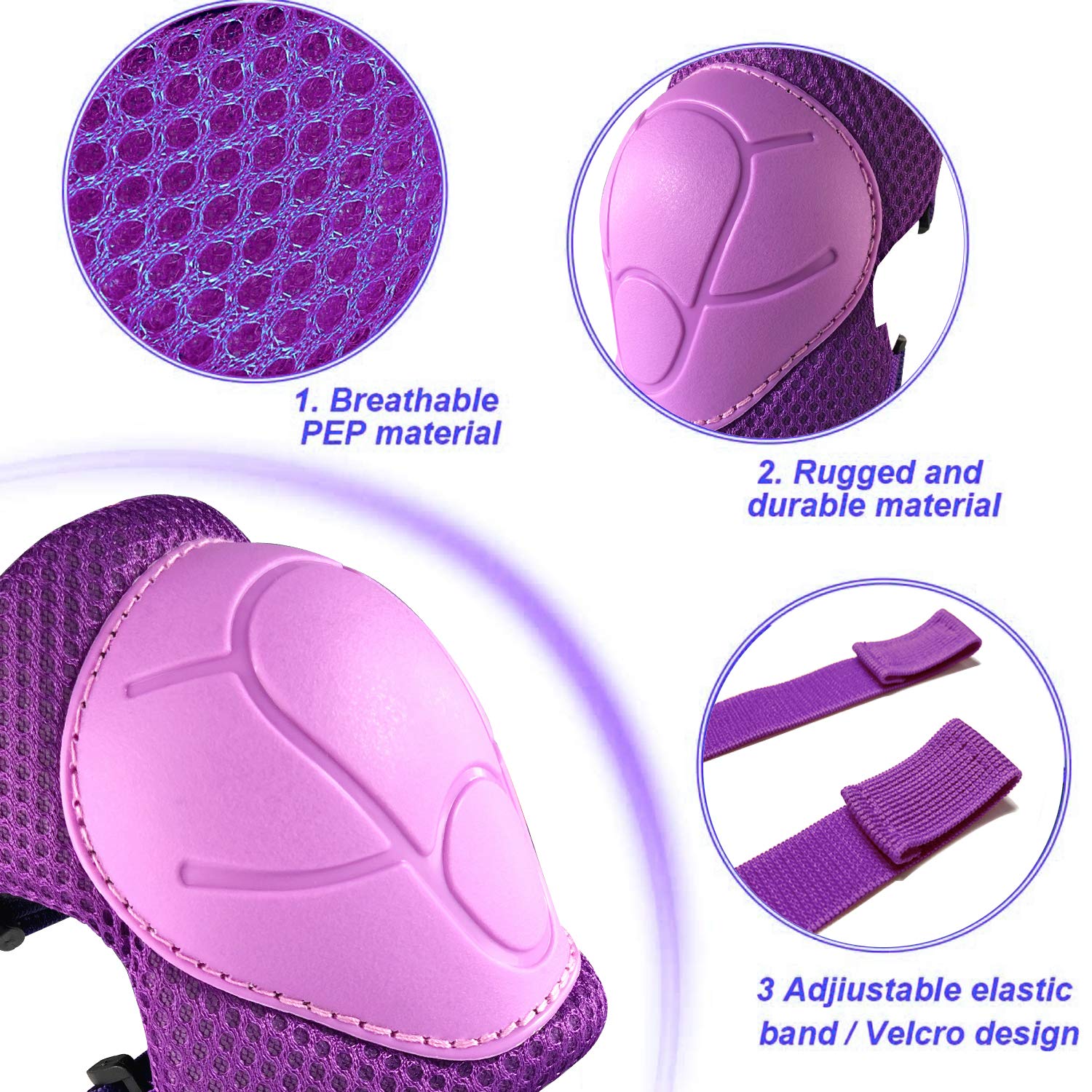 وسادات الركبة للأطفال ووسادات  - مراجعة Cycling Protective Gear Kids وسعره