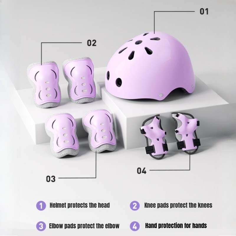 طقم حماية للأطفال من 3-10 سنوا - مراجعة Cycling Protective Gear Kids وسعره