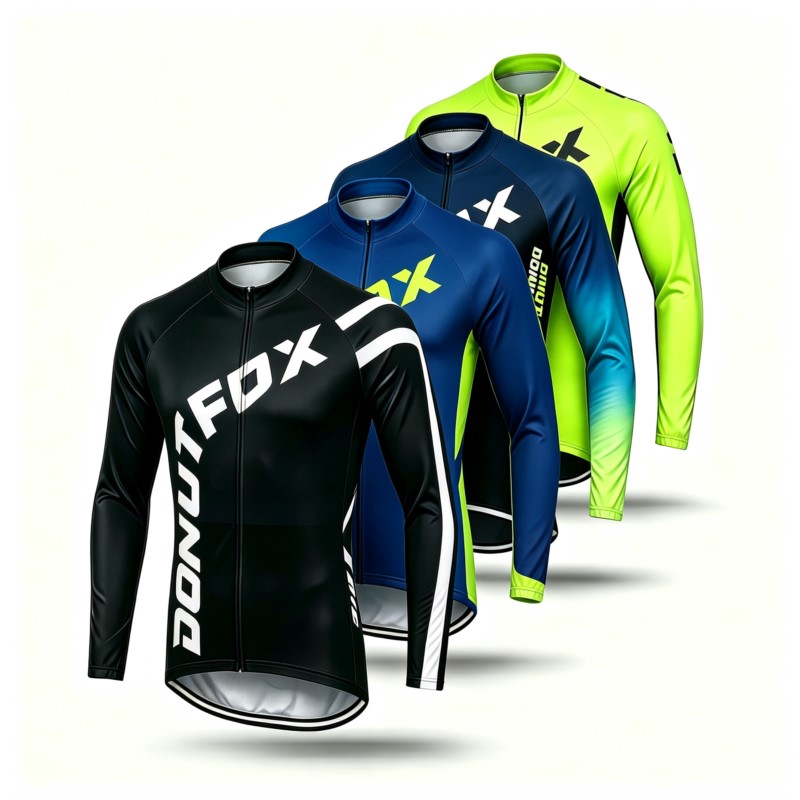 قميص رجالي طويل الأكمام لركوب  - مراجعة Cycling Gear Outfit وسعره