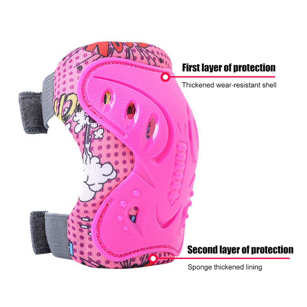 6 قطعة الاطفال 3-12 سنة الركبة - مراجعة Cycling Protective Gear Kids وسعره